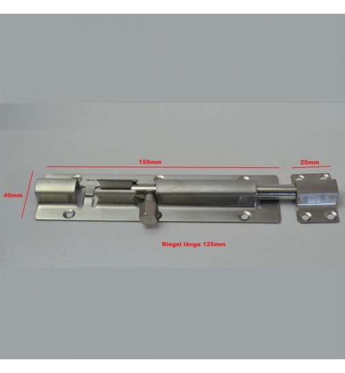 Edelstahl 2er Set Bolzenriegel Trriegel Schlossriegel...