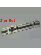 Edelstahl 2er Set Bolzenriegel Trriegel Schlossriegel Mbelriegel Schubriegel