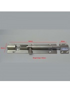 Edelstahl 2er Set Bolzenriegel Trriegel Schlossriegel Mbelriegel Schubriegel