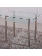 Esstisch mit sandierte Ablage 90x60 