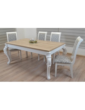 Esstisch Küchentisch Holztisch Wohnzimmer San Remo Eiche Vintage Tisch