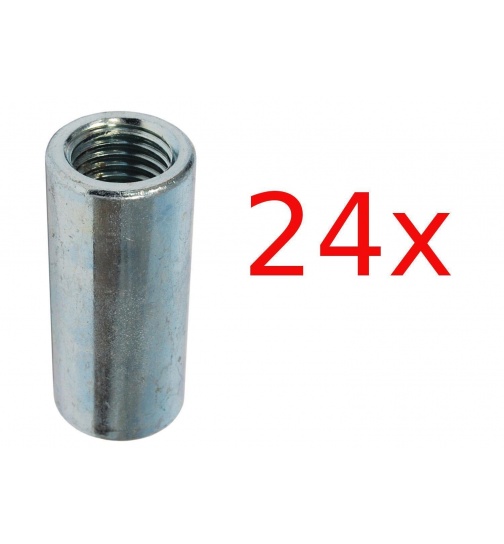 Gewindehlsen Langmutter 24x Gewinde M8 Distanzhlse 25mm...