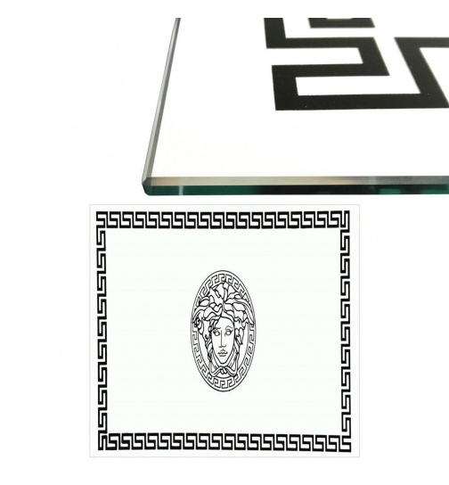 Glasplatte klar, 80x80cm, 6mm Sicherheitsglas, Medusa...