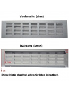 2 L�ftungsgitter Aluminium Abluftgitter Bel�ftungsgitter Bel�ftung L�ftungsblech 80 cm