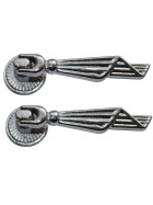 Mbelgriff 2x Farbe silber Mbel Hebel Griffe Schubladengriffe Schrankgriffe