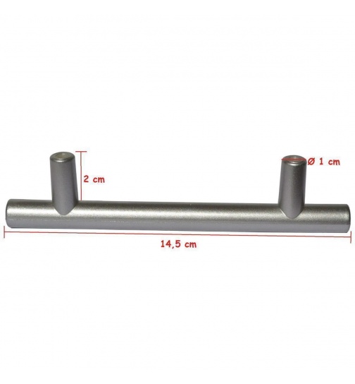 Mbelgriff silber Mbel Hebel Kunststoff Griffe...