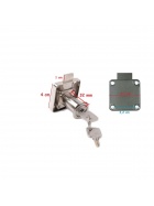 Mbelschlo Tr Schnappschlo Fallenschlo Aufschraubschloss Riegelschloss  32 mm Zylinder