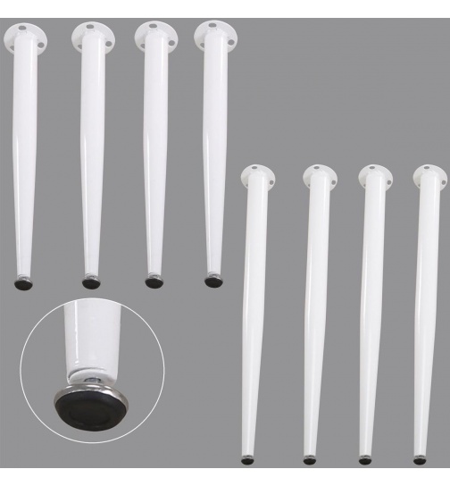 Tischbeine 4x Tischfu wei Sockelfu Schrankfu Sofafu...