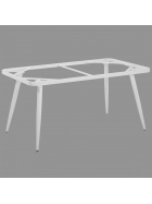 Tischgestell Metall Tischfu� Metallgestell Tischplatte Tischbeine Bistrotisch 74 cm (Esstisch) wei�