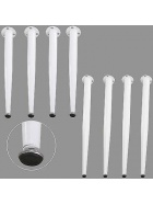 Tischgestell Metall Tischfu� Metallgestell Tischplatte Tischbeine Bistrotisch 74 cm (Esstisch) wei�