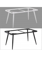 Tischgestell Metall Tischfu� Metallgestell Tischplatte Tischbeine Bistrotisch 74 cm (Esstisch) wei�