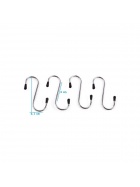 T�rhaken Metall Aufbewahrung Kleiderhaken T�r K�che Haken Garderobenhaken S  (6 cm)