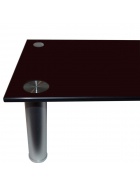 TV Aufsatz Schwarzglas,100x17cm Glas Fernseherhhung Rack LED PLAZMA LCD