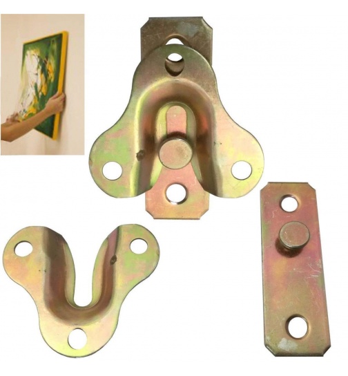 Wand Spiegelhalter 2x Bilderrahmen Halterung...