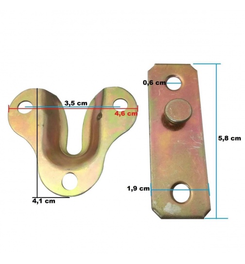 Wand Spiegelhalter 2x Bilderrahmen Halterung...