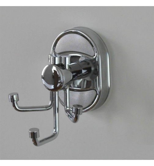 Wandhandtuchhalter mit 3 Haken Handtuchhaken chrom...