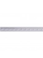 Zierleiste Silber Zierprofile Flachleiste Deckenleiste Decke Bord�re Sto�fest Gepr�gt Silber-Wei�