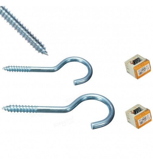 Schraubhaken Metall Haken Garderobe Kleiderhaken...