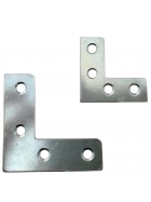 8x Flachwinkel Eckwinkel Mbelwinkel Holzverbinder Lochblech Fenster Nagelplatte