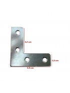 8x Flachwinkel Eckwinkel Mbelwinkel Holzverbinder Lochblech Fenster Nagelplatte