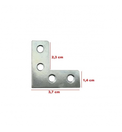 8x Flachwinkel Eckwinkel Mbelwinkel Holzverbinder...