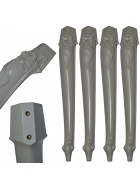 Mbelbein 4x Esstisch Tischfe Gestell Tischbeine Mbelfe Tischgestell
