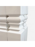 Esstisch Tischbein 4-er Set Lack Hochglanz Wei 72cm Tischfu Mbelbein