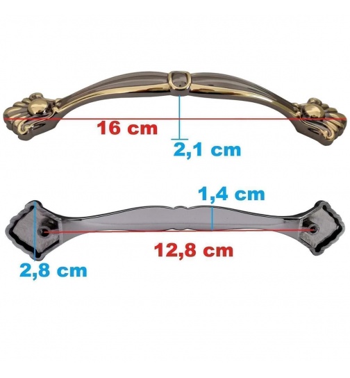 M�belgriff Grau Gold Schubladengriffe K�chengriff...