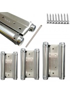 Pendelt�rscharnier Edelstahl Schwingt�r Scharniere Pendelt�rband Beschlag 10 cm