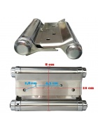 Pendelt�rscharnier Edelstahl Schwingt�r Scharniere Pendelt�rband Beschlag 10 cm