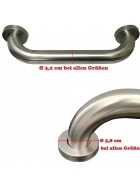 Haltegriff EDELSTAHL �32mm Wannengriff Wandgriff Duschgriff Handgriff 50 cm