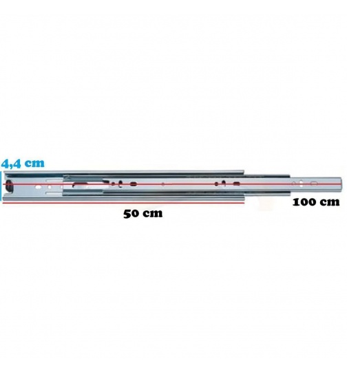Schubaldenführung Teleskopschiene Vollauszüge...
