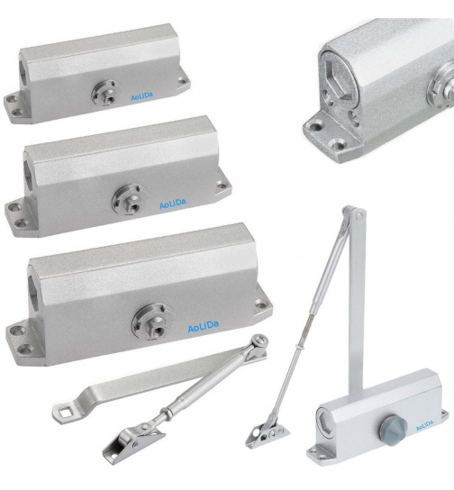 Trschlieer in 3 ver. Gren mit Hydraulik System in Silber