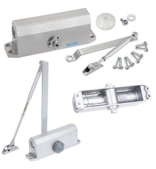 Trschlieer in 3 ver. Gren mit Hydraulik System in Silber