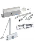 Trschlieer in 3 ver. Gren mit Hydraulik System in Silber