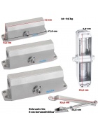 Trschlieer in 3 ver. Gren mit Hydraulik System in Silber