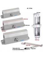 T�rschlie�er mit Hydraulik System in Silber M (45-75 kg)