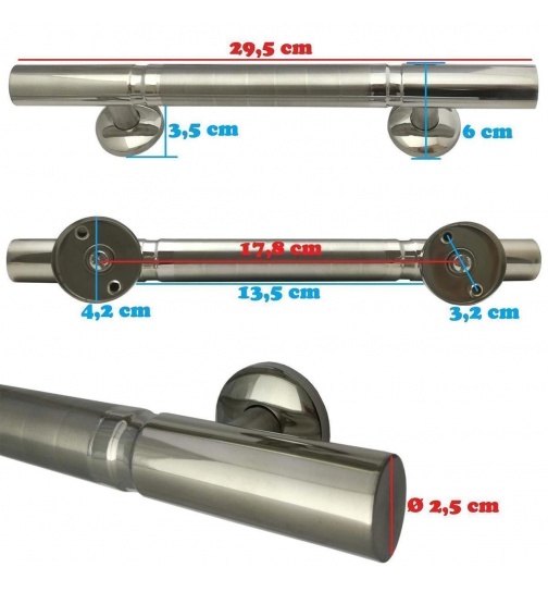 Trgriff Stangengriff 295mm Gerade Mbelgriff...