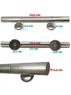 Trgriff Stangengriff 295mm Gerade Mbelgriff Schrankgriffe Kchengriff Haltegriff Wandgriff