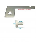 T-Winkel 4 Flachverbinder Edelstahl Beschlag Lochplatte Holzverbindung Lochblech