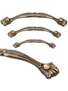 4x Mbelgriff 3 Gren Grau Gold Schubladengriffe Kchengriff Schrankgriffe Griffe