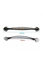 4x Mbelgriff 3 Gren Edel Schrankgriffe Schubladengriffe Kchengriffe Griffe S