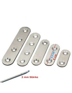 10er Set Holzverbinder aus Edelstah Gren 50 mm