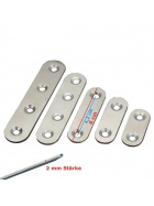 10er Set Holzverbinder aus Edelstah Gr��en 60 mm