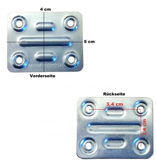1x Holzverbinder 50x40mm verzinkt Winkel Montagewinkel...