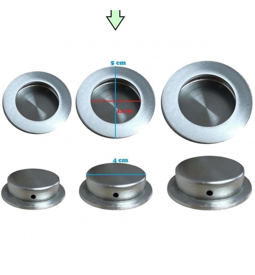 4x Edelstahl Mbelgriff 3 Gren Schubladengriffe...