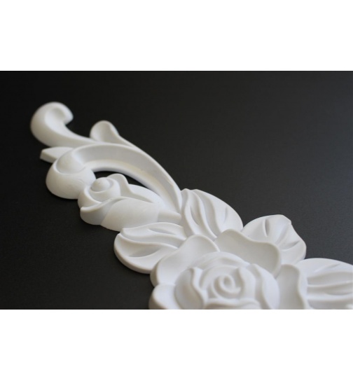 Zierleiste Zierteile Verzierungen Rosen Ornament Antik...