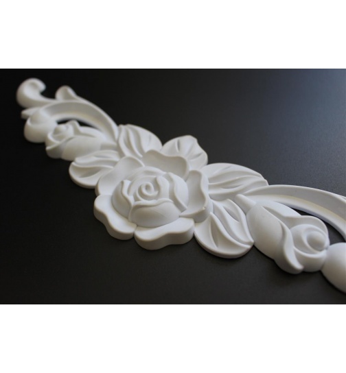 Zierleiste Zierteile Verzierungen Rosen Ornament Antik...