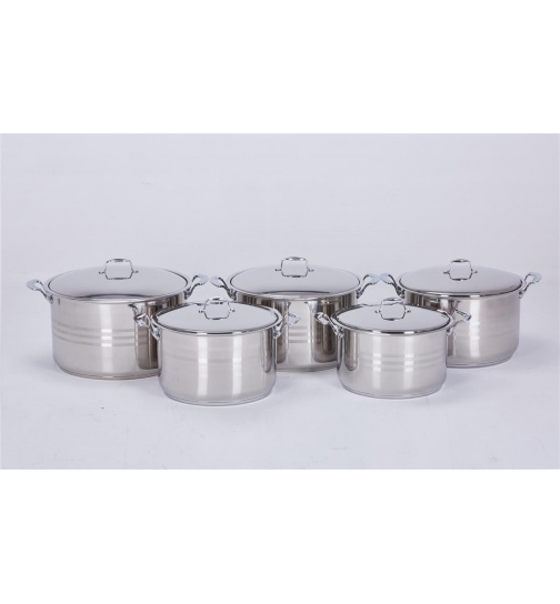 Kochtopf aus Edelstahl in 5 Gren