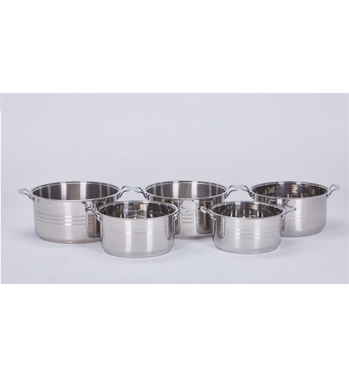 Kochtopf aus Edelstahl in 5 Gren